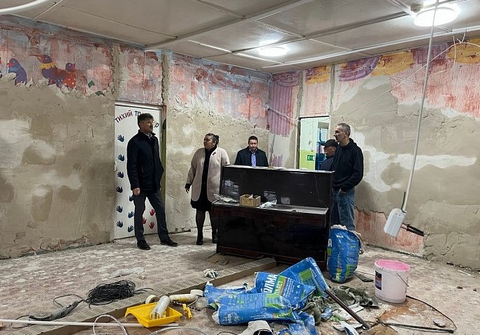 В Александрово-Гайских детских садах ремонт идет полным ходом