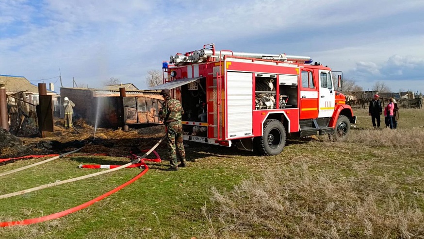 С начала апреля в Саратовской области начался сезон ландшафтных пожаров