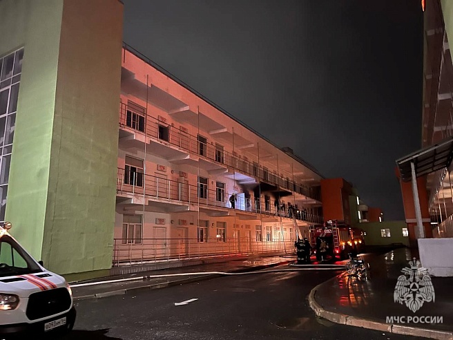 В инфекционной больнице Саратова оценивают ущерб после пожара