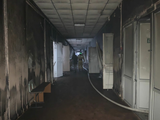 Причиной пожара в школе № 18 могло стать короткое замыкание