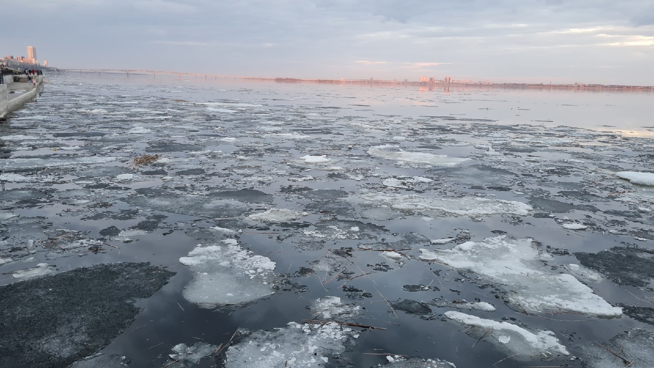 Лед, мост, Волга, погода , Саратов.jpg