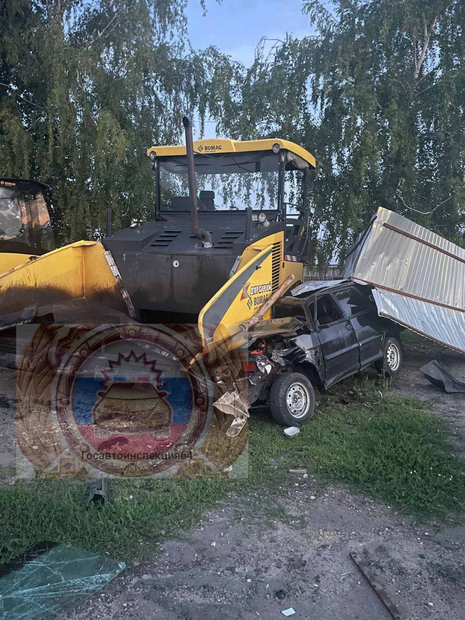 В Саратовской области неопытный водитель на 