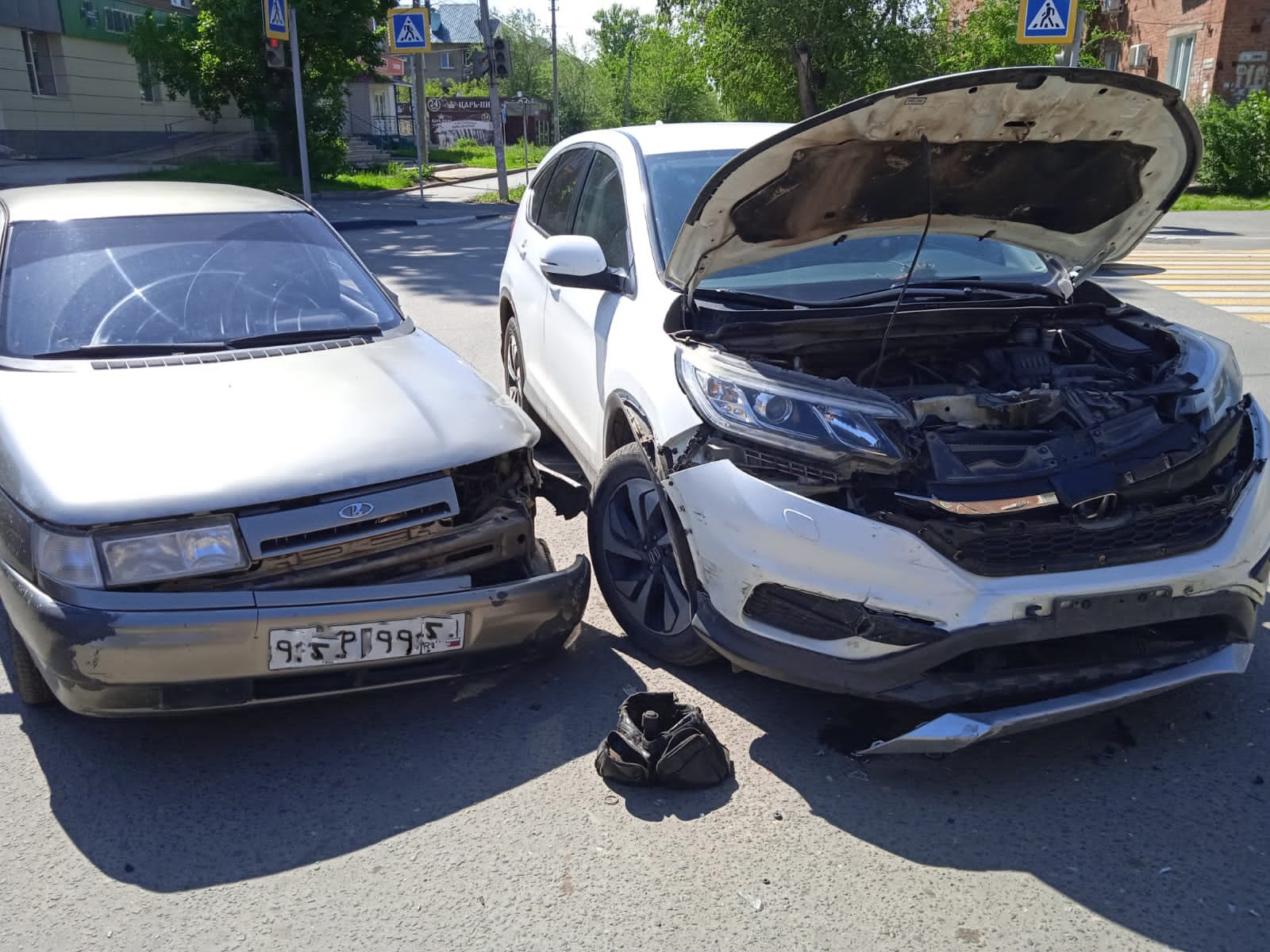 Под Саратовом в столкновении 