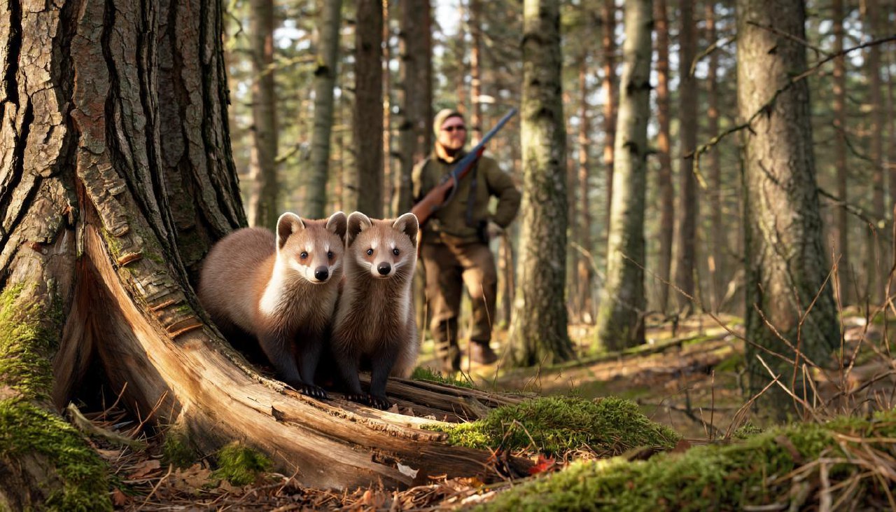 Охота на куниц, ИИ