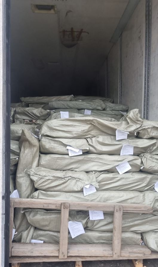 Россельхознадзор, газель, груз, кузов, мешки