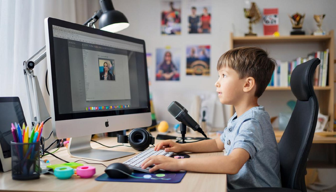 Ребенок за компьютером