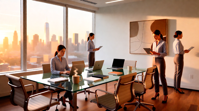 офис, работа, ии