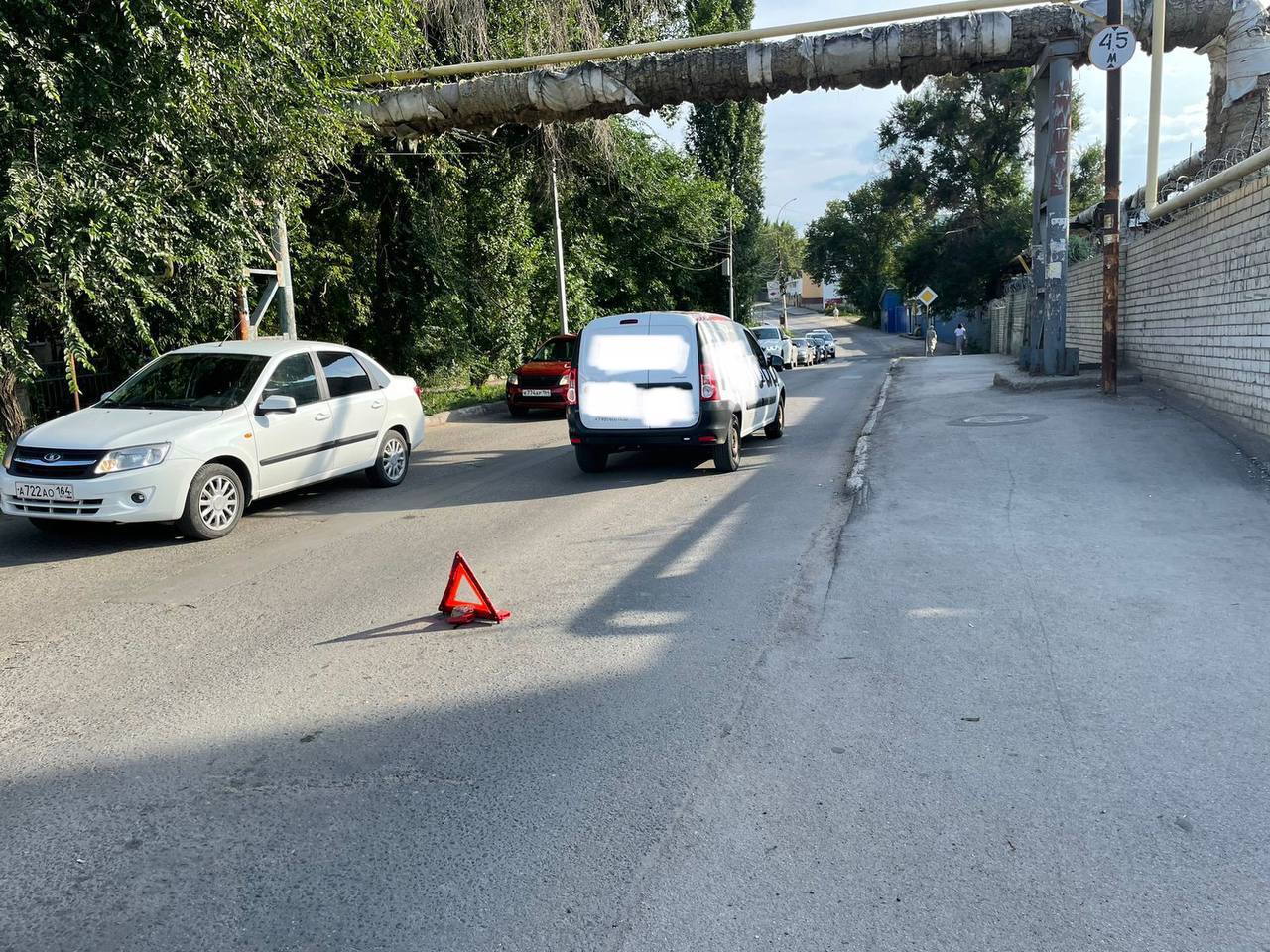 В Ленинском районе водитель 