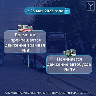 Сегодня в Саратове перестали ходить трамваи №9