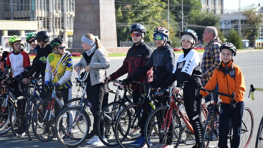 Саратовцы приняли участие в велопробеге в честь Дня города