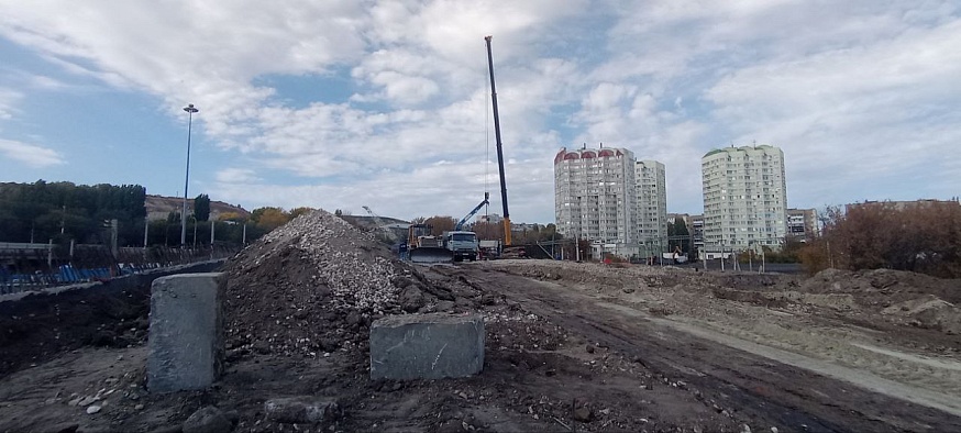 В Саратове на "Стрелке" перешли к завершающим работам