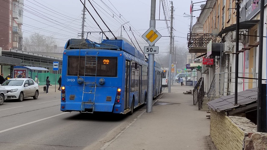 В Саратове не ходят троллейбусы двух маршрутов