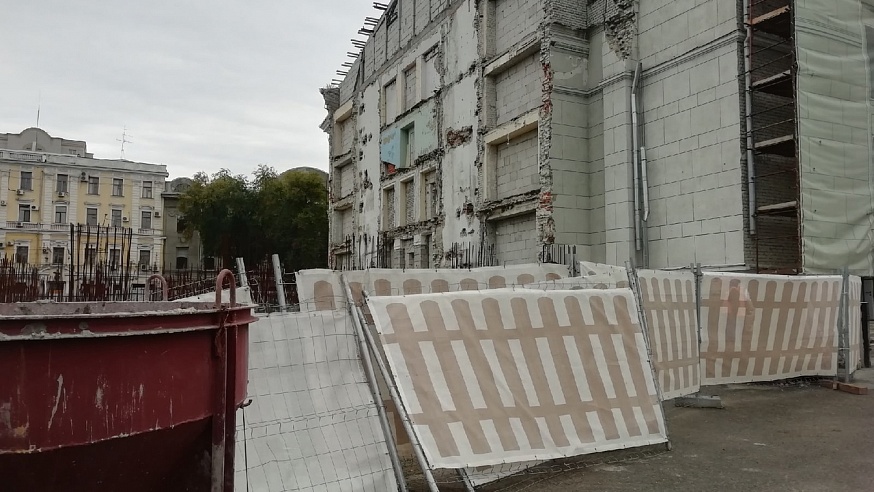 Работы по реконструкции театра оперы и балета в Саратове возобновлены