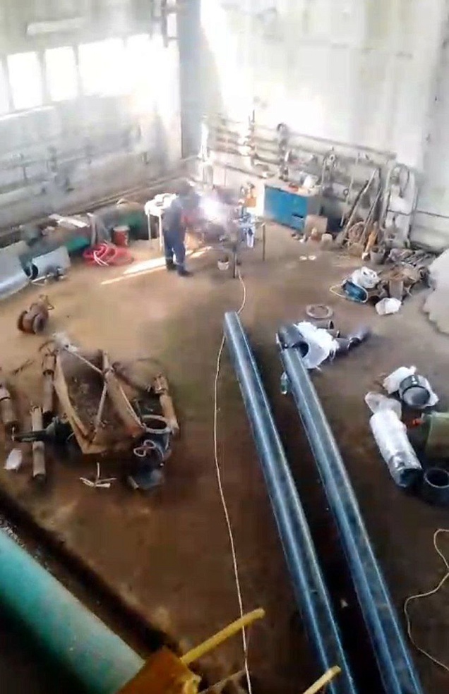 В Петровске третий день чинят водозабор