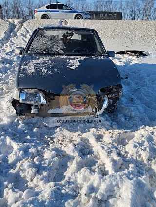 В Гагаринском районе пострадал водитель съехавшей в кювет "четырнадцатой"