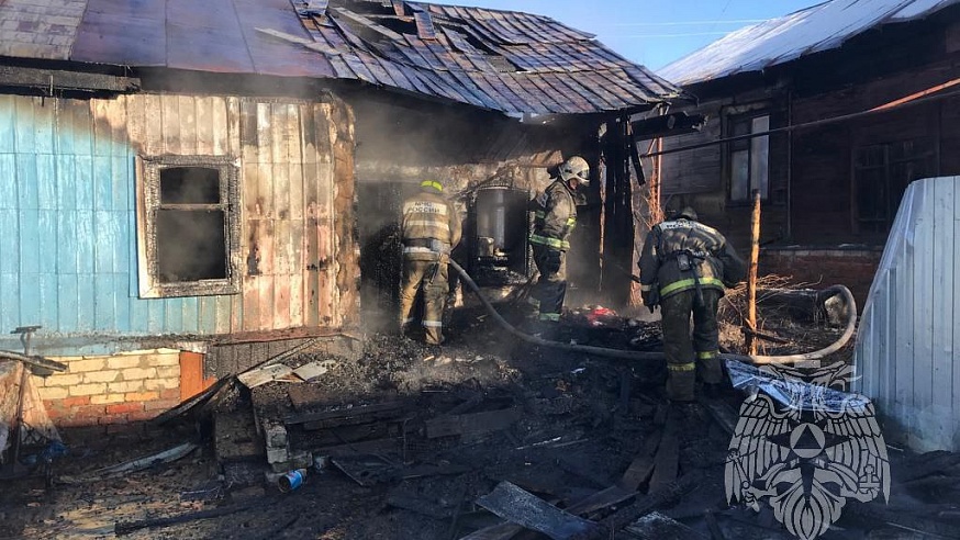 В Аткарске в пожаре погибли мужчина и женщина 