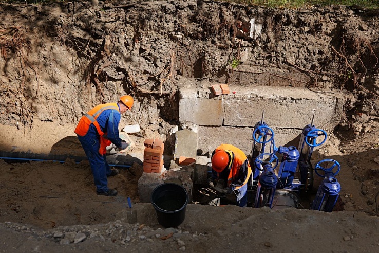 В Саратове продолжается масштабная замена сетей водоканала