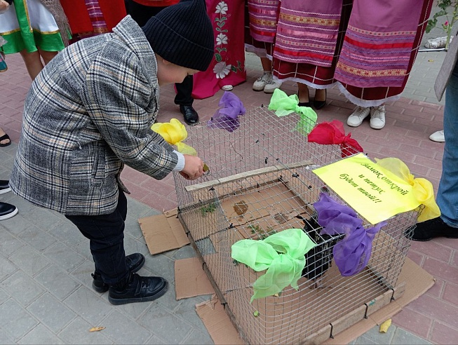 В Дергачах первоклассник выиграл петуха на Успенской ярмарке