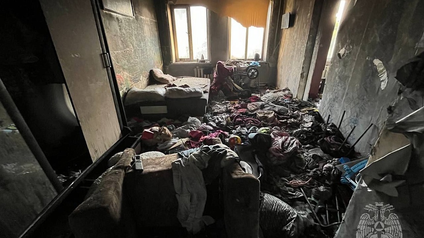 Погибшие на ночном пожаре под Саратовом дети были дома одни