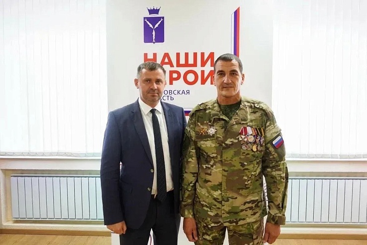 Участника СВО из Саратовской области наградили вторым орденом Мужества
