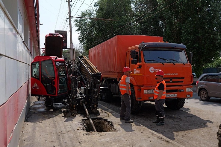 Реконструкция водоканала: на улице Дегтярной заменили 530 метров трубопровода