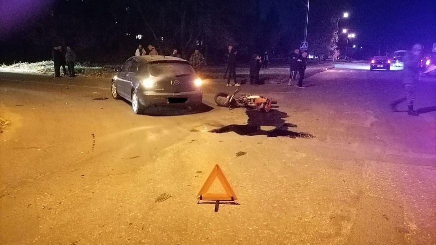 В Вольске водитель иномарки сбил подростка на байке