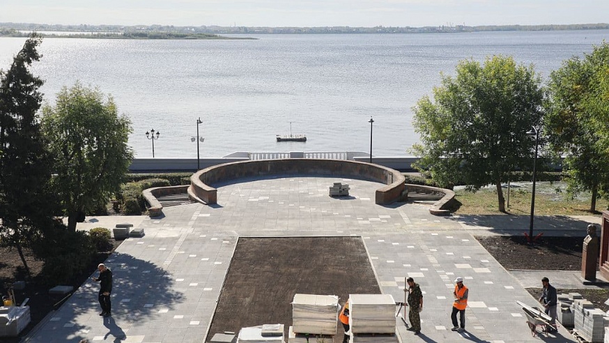 Создание пешеходного кольца в Саратове закончат в октябре
