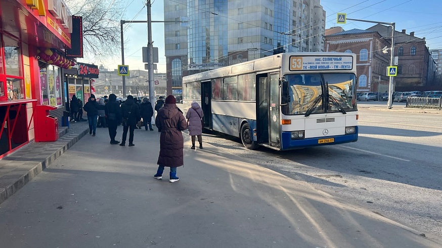 Московский общественник долго ждал автобус в Саратове