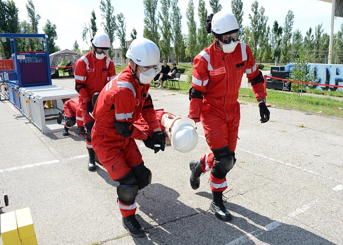 На Балаковской АЭС завершились соревнования нештатных спасательных групп атомных станций России 