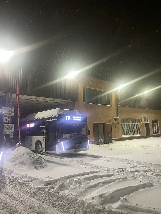 Снегопад в Саратове: Общественный транспорт работает в штатном режиме