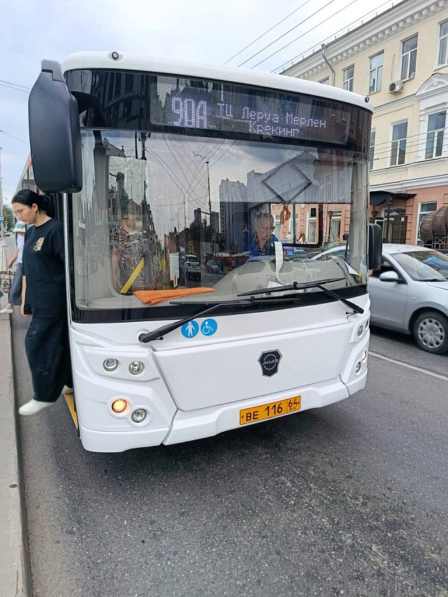 Саратовские чиновники замерили температуру в городских автобусах