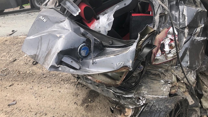 В ДТП с участием пассажирской "Газели" пострадали пять человек
