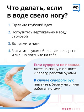 Причины возникновения судорог ног при плавании