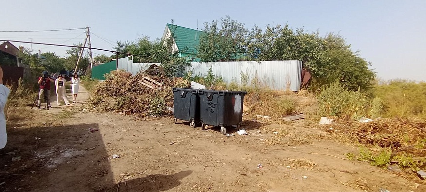 Волжский район Саратова погряз в мусоре