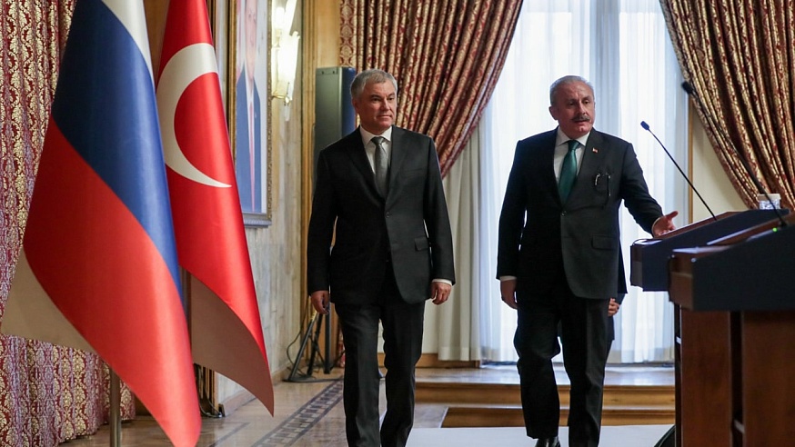 Вячеслав Володин встретился с президентом Турции Реджепом Тайипом Эрдоганом