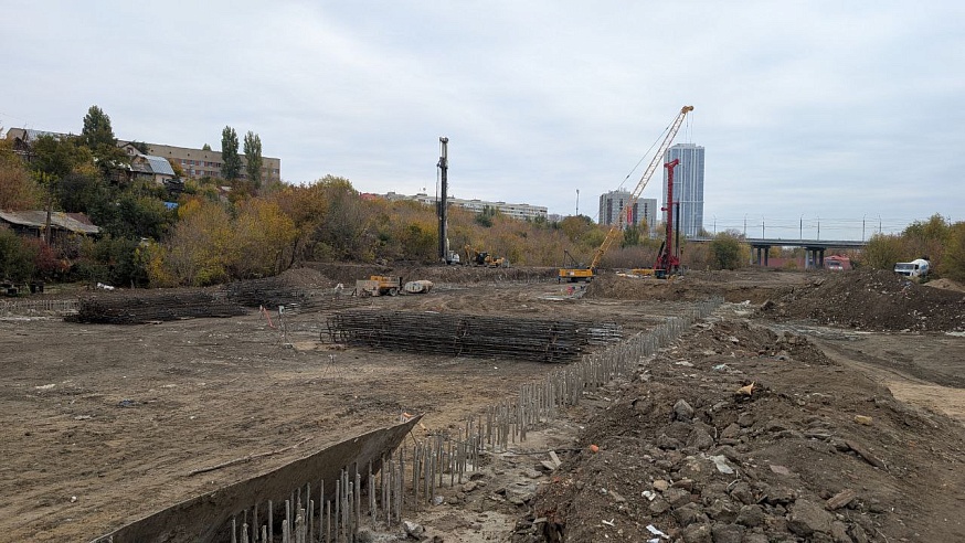 Завершаются подготовительные работы для строительства очистных сооружений в Глебучевом овраге