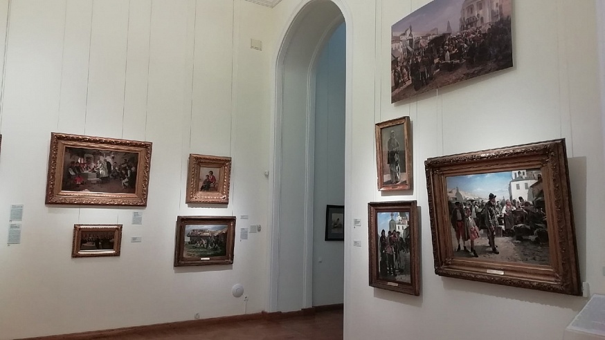 В музей Саратова привезли картины из Третьяковской галереи