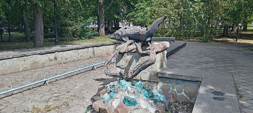 Новый фонтан на Ильинской площади Саратова откроют ко Дню города