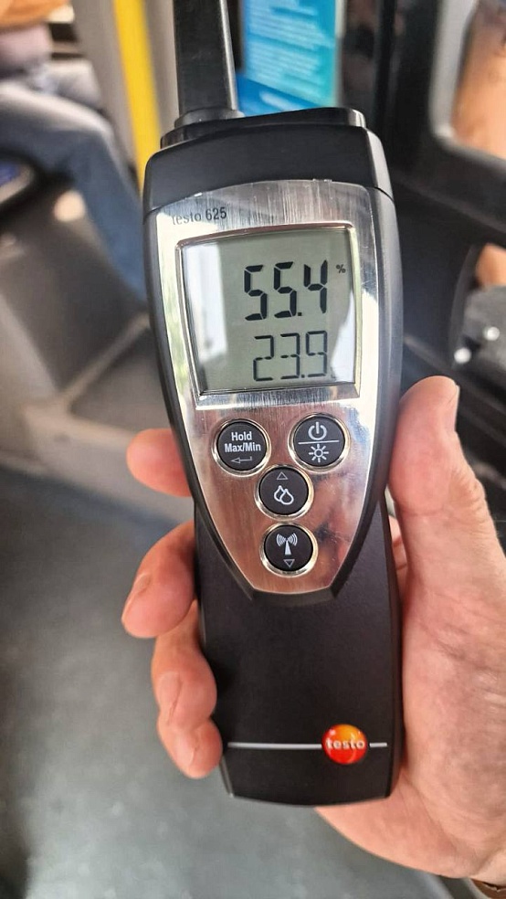 Саратовские чиновники замерили температуру в городских автобусах