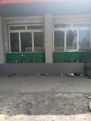 Саратовцы жалуются на "выставку" пивных бутылок в Заводском районе