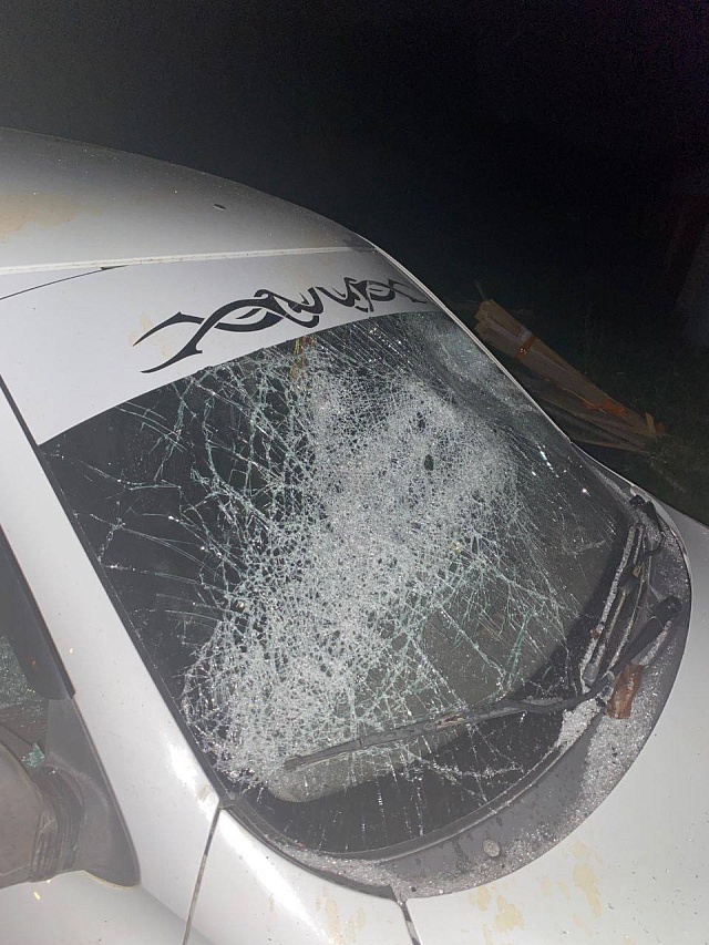 В Энгельсе двое мужчин разбили палками машину из-за словесного конфликта