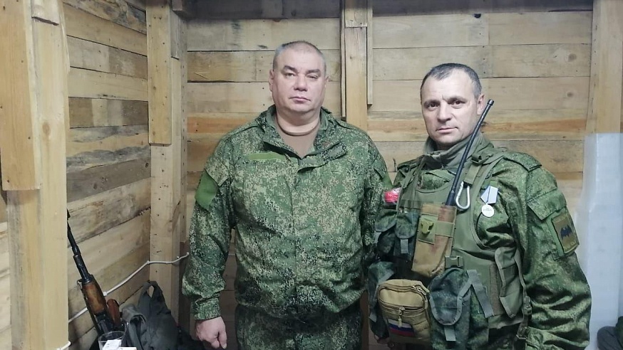 Капитана спецназа из Марксовского района наградили медалью "За отвагу" на СВО