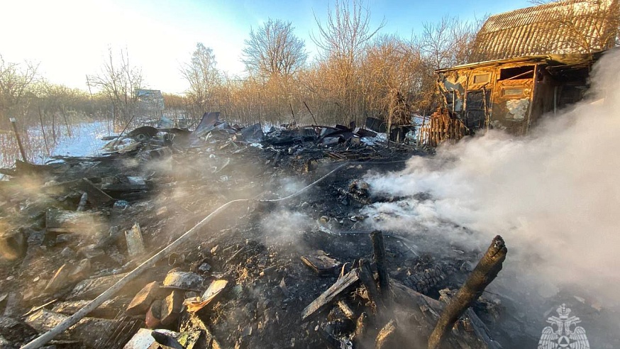 В пожаре на даче под Балашовом погиб мужчина