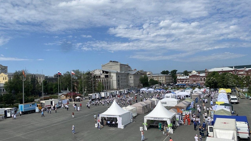 Саратовский "Город здоровья" посетили более 2,5 тысяч человек