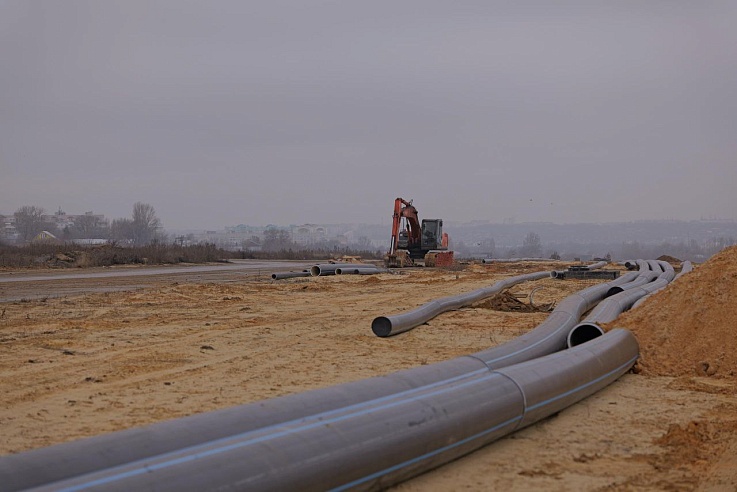 На месте старого аэропорта в Саратове строят микрорайон для 30 тысяч жителей