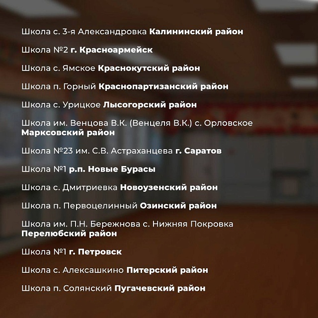 В 2026 году отремонтируют школьные спортзалы во всех районах Саратовской области