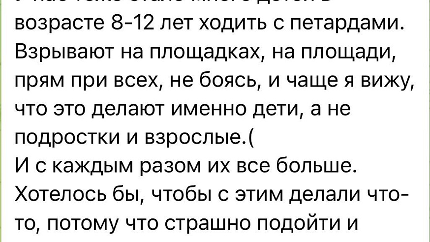 Из Саратова к Мизулиной обратились с просьбой поддержать запрет продажи петард детям