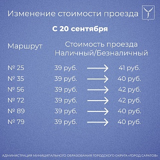 В Саратове с завтрашнего дня подорожает проезд