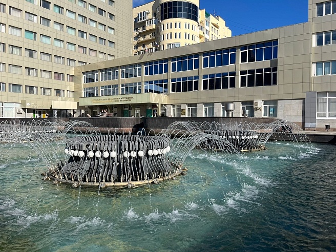 В Саратове сегодня последний день работают фонтаны