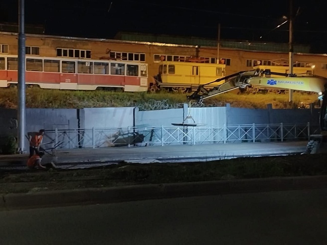 Подрядчику трамвайного маршрута №3 грозит претензия за срыв сроков работ